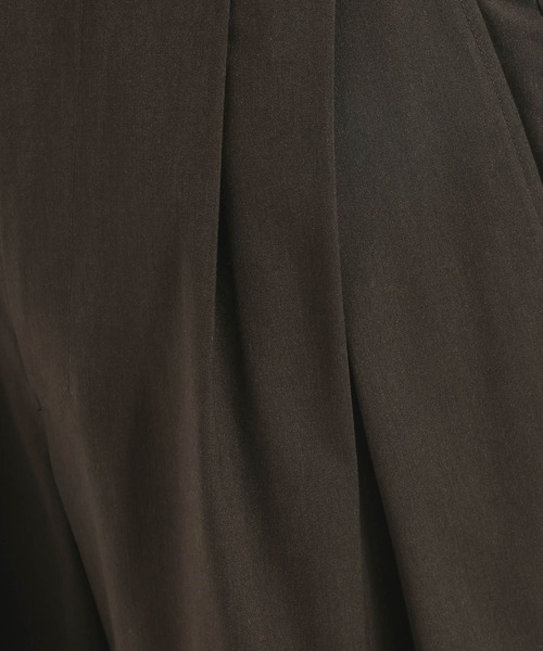 HARE（ハレ）の「CLEAR TEXTUREワイドストレートパンツ(HARE)（スラックス・メンズ・ブラック/グレー系その他/ブラウン・SMALL/MEDIUM）」の14枚目の写真