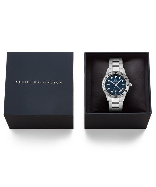 Iconic GMT Link Brushed Bezel Silver 40MM メイズ腕時計 シルバー