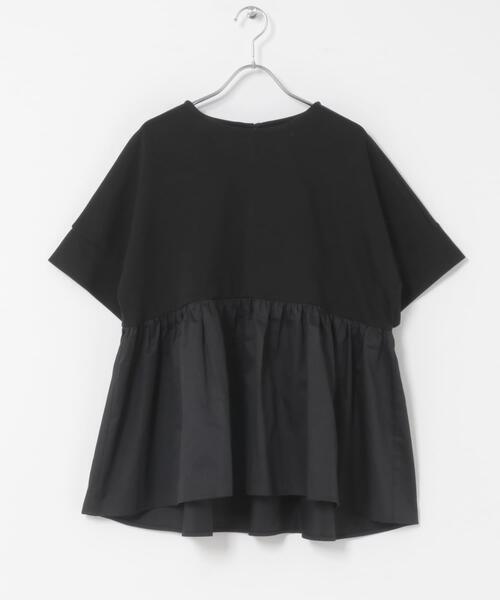 ITEMS URBANRESEARCH（アイテムズ アーバンリサーチ）の「ポンチドッキング半袖トップス（Tシャツ/カットソー・レディース・ライトブルー/チャコールグレー/オフホワイト/ブラック・FREE）」の12枚目の写真