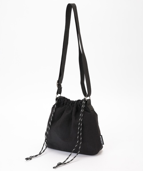 Lace Ladies(レースレディース)の「軽量 クロスボディ 巾着 ミニ ショルダー バッグ(ショルダーバッグ・レディース・ベージュ/ブラック/グリーン・FREE)」の9枚目の写真