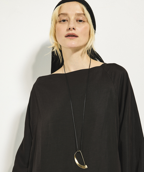 plage（プラージュ）の「Drape neck ワンピース（ワンピース・レディース・スミクロ・36/38）」の4枚目の写真