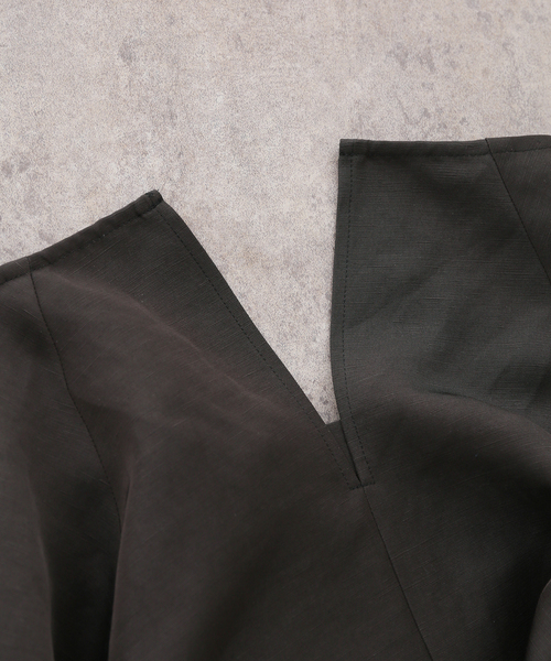 plage（プラージュ）の「Drape neck ワンピース（ワンピース・レディース・スミクロ・36/38）」の10枚目の写真