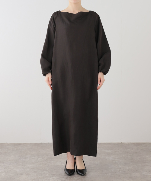 plage（プラージュ）の「Drape neck ワンピース（ワンピース・レディース・スミクロ・36/38）」の15枚目の写真