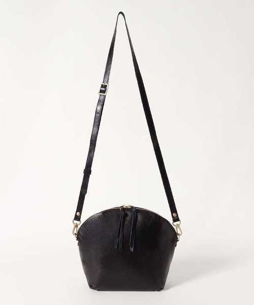 Bleu Bleuet(ブルーブルーエ)の「LIGHT LEATHER SHOULDER(ショルダーバッグ・レディース・ブラック/チョコ・FREE)」の1枚目の写真