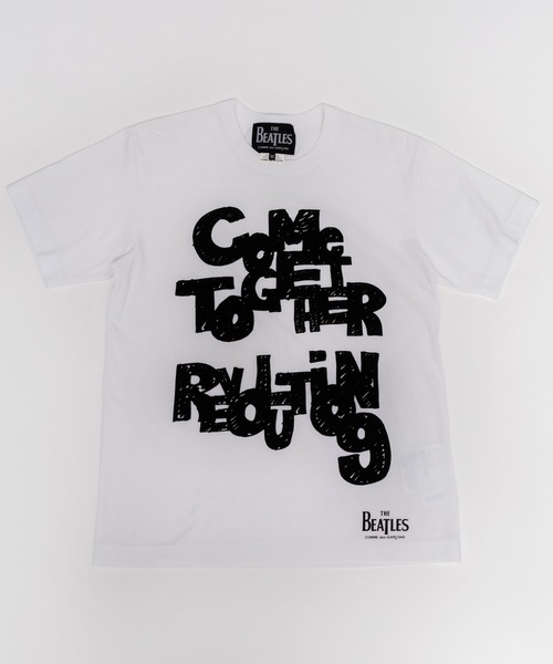 THE BEATLES COMME des GARCONS(ザ ビートルズ コムデギャルソン)の「THE BEATLES 「TITLE」TEE(Tシャツ/カットソー・メンズ・ホワイト・XXL/XL/L/M/S/XS)」の5枚目の写真