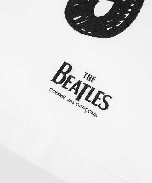 THE BEATLES COMME des GARCONS(ザ ビートルズ コムデギャルソン)の「THE BEATLES 「TITLE」TEE(Tシャツ/カットソー・メンズ・ホワイト・XXL/XL/L/M/S/XS)」の3枚目の写真
