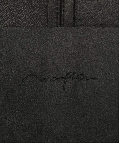 Morphee（モルフェ）の「MORPHEE(モルフェ) 3WAY MEDIUM TOTE ナッパレザー（トートバッグ・メンズ・ブラック・FREE）」の7枚目の写真