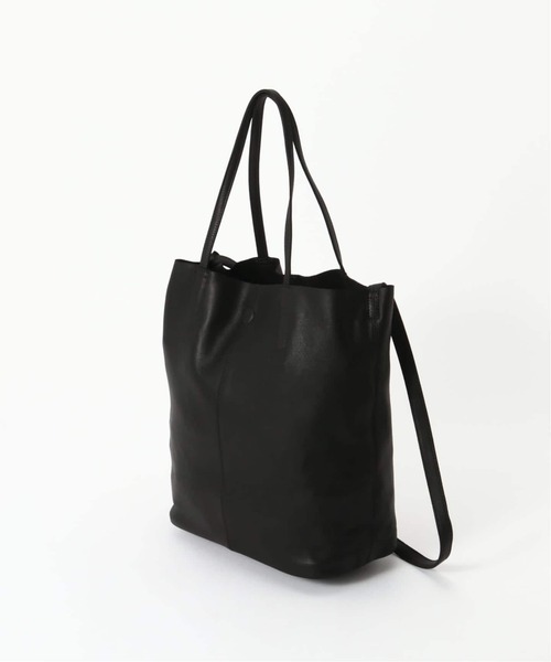 Morphee（モルフェ）の「MORPHEE(モルフェ) 3WAY MEDIUM TOTE ナッパレザー（トートバッグ・メンズ・ブラック・FREE）」の2枚目の写真