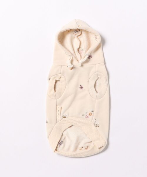 moncheri（モンシェリ）の「花柄ノースリーブパーカー（ペットウェア・レディース・アイボリー/ピンク・XL/L/M/S）」の12枚目の写真