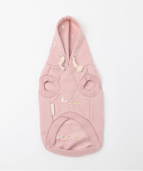 moncheri（モンシェリ）の「花柄ノースリーブパーカー（ペットウェア・レディース・アイボリー/ピンク・XL/L/M/S）」の11枚目の写真