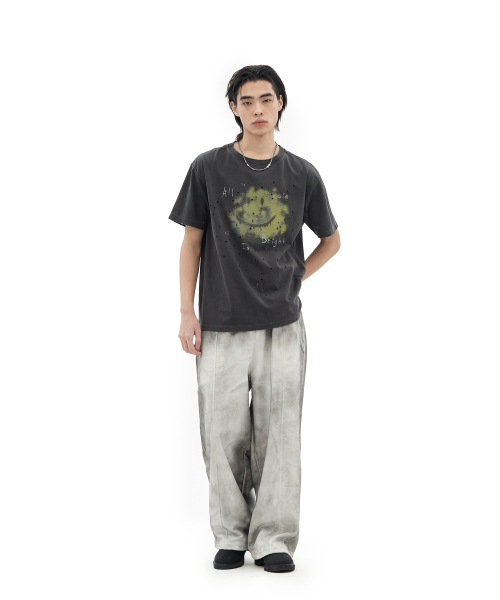 DEFGARMENTS（デフグラメンツ）の「BRUSH WASHING SWEAT PANTS [CHARCOAL]（スウェットパンツ・レディース・その他・SMALL/LARGE）」の3枚目の写真