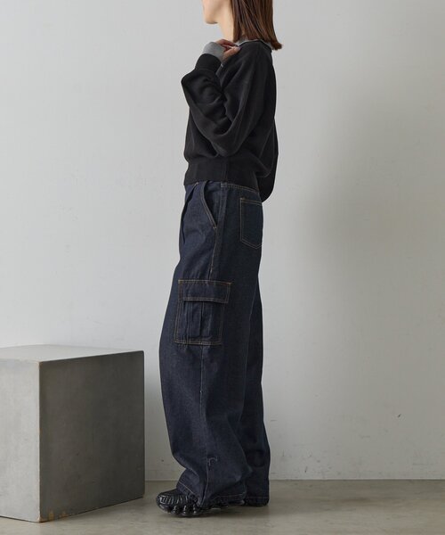 goocy（グーシー）の「レイヤードライクポロプルオーバー（ニット/セーター・レディース・ブラック/チャコールグレー/グレー・FREE）」の10枚目の写真