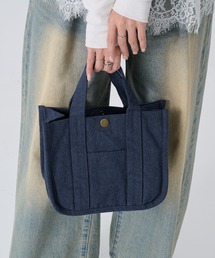 A by MAGASIN DE MODE（エーバイマガジンデモード）の「【A by MAGASIN DE MODE】e.e.p.スクエアプチトート  カジュアル ミニトート SNBD（トートバッグ）」