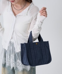 A by MAGASIN DE MODE（エーバイマガジンデモード）の「【A by MAGASIN DE MODE】e.e.p.スクエアプチトート  カジュアル ミニトート SNBD（トートバッグ）」