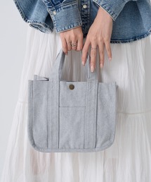 A by MAGASIN DE MODE（エーバイマガジンデモード）の「【A by MAGASIN DE MODE】e.e.p.スクエアプチトート  カジュアル ミニトート SNBD（トートバッグ）」