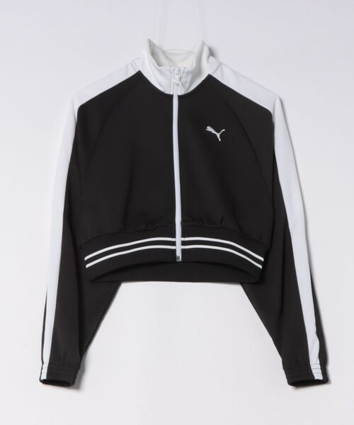 PUMA(プーマ)の「PUMA ウェア プーマウェア W T7 PIQUE CROPPED TRACK JKT アウター 636779 01BK(その他アウター・レディース・ブラック・MEDIUM)」の1枚目の写真