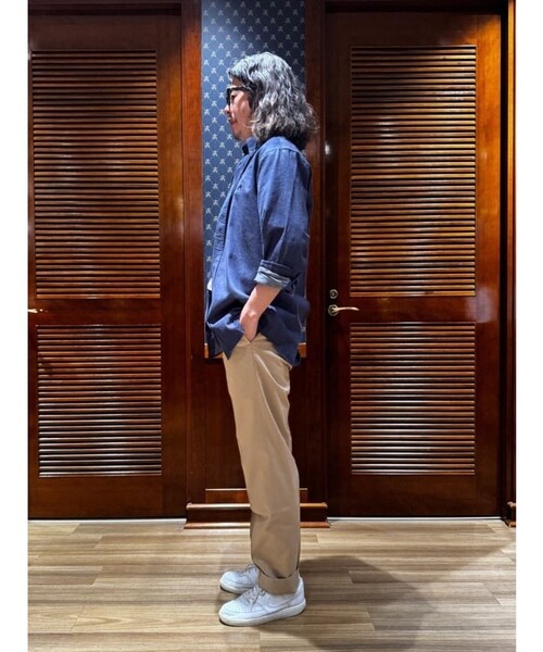 BROOKS BROTHERS(ブルックスブラザーズ)の「◆オンラインストア限定◆ ビッグGFロゴ デニムシャツ Traditional Fit(シャツ/ブラウス・メンズ・ブルー/ブラック・SMALL/LARGE/X-LARGE/MEDIUM)」の15枚目の写真
