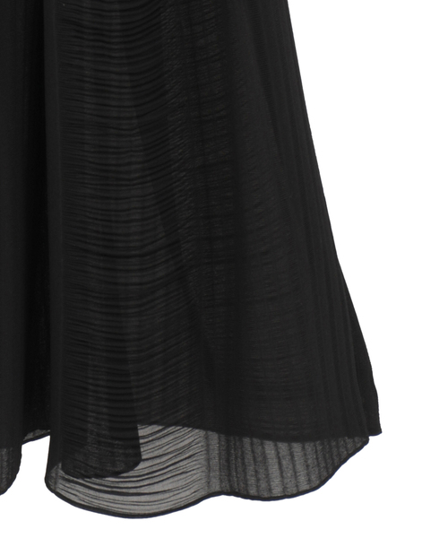 CURRENTAGE（カレンテージ）の「Tube Top Pleats Dress（ワンピース・レディース・ブラック・1）」の6枚目の写真