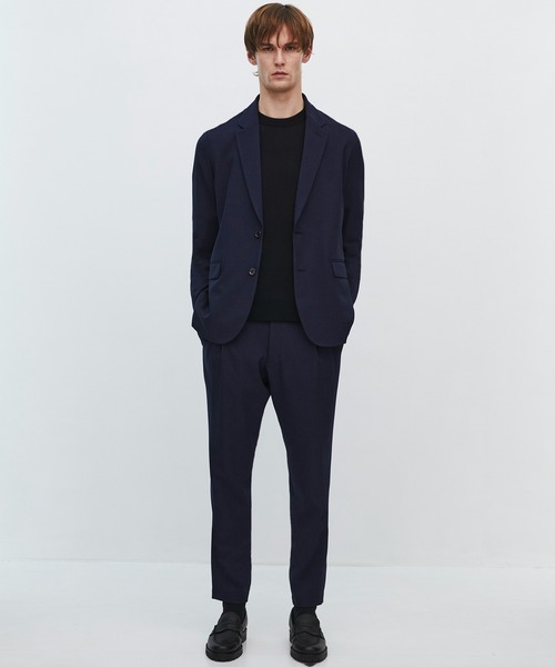 UNITED TOKYO（ユナイテッドトウキョウ）の「【EC限定/セットアップ販売】撥水マルチファンクションセットアップ ジャケット&パンツ　｜撥水/ウォッシャブル/ストレッチ/防シワ/速乾/軽量/オールシーズン/春服/オケージョン/オフィスカジュアル/通勤/ビジネス（テーラードジャケット・メンズ・ダークグレー/ブラック/ダークネイビー・2/1/3）」の8枚目の写真