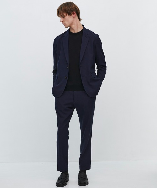 UNITED TOKYO（ユナイテッドトウキョウ）の「【EC限定/セットアップ販売】撥水マルチファンクションセットアップ ジャケット&パンツ　｜撥水/ウォッシャブル/ストレッチ/防シワ/速乾/軽量/オールシーズン/春服/オケージョン/オフィスカジュアル/通勤/ビジネス（テーラードジャケット・メンズ・ダークグレー/ブラック/ダークネイビー・2/1/3）」の22枚目の写真