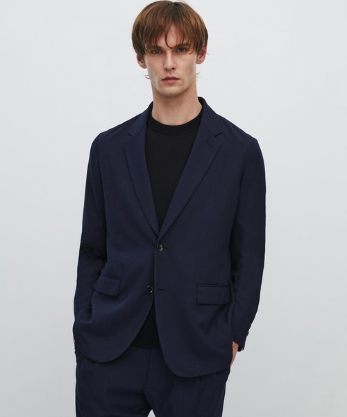 UNITED TOKYO（ユナイテッドトウキョウ）の「【EC限定/セットアップ販売】撥水マルチファンクションセットアップ ジャケット&パンツ　｜撥水/ウォッシャブル/ストレッチ/防シワ/速乾/軽量/オールシーズン/春服/オケージョン/オフィスカジュアル/通勤/ビジネス（テーラードジャケット・メンズ・ダークグレー/ブラック/ダークネイビー・2/1/3）」の6枚目の写真