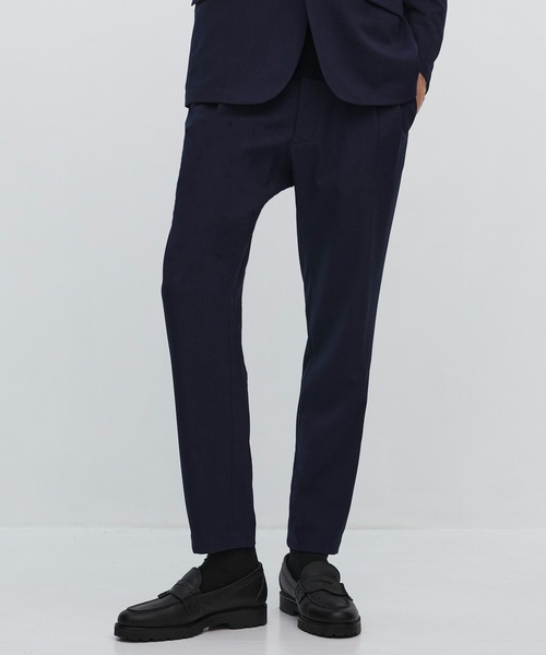 UNITED TOKYO（ユナイテッドトウキョウ）の「【EC限定/セットアップ販売】撥水マルチファンクションセットアップ ジャケット&パンツ　｜撥水/ウォッシャブル/ストレッチ/防シワ/速乾/軽量/オールシーズン/春服/オケージョン/オフィスカジュアル/通勤/ビジネス（テーラードジャケット・メンズ・ダークグレー/ブラック/ダークネイビー・2/1/3）」の7枚目の写真