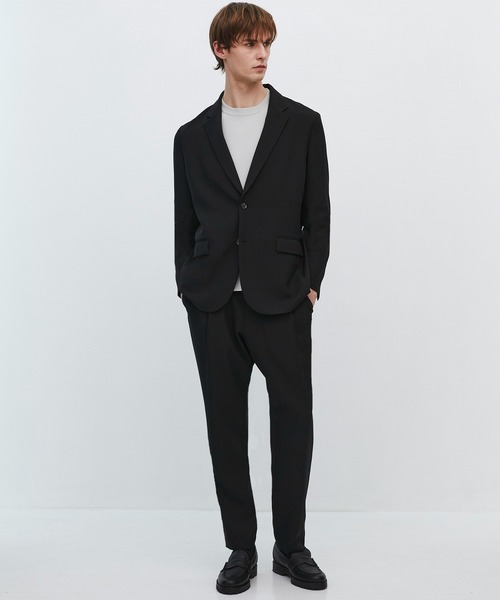 UNITED TOKYO（ユナイテッドトウキョウ）の「【EC限定/セットアップ販売】撥水マルチファンクションセットアップ ジャケット&パンツ　｜撥水/ウォッシャブル/ストレッチ/防シワ/速乾/軽量/オールシーズン/春服/オケージョン/オフィスカジュアル/通勤/ビジネス（テーラードジャケット・メンズ・ダークグレー/ブラック/ダークネイビー・2/1/3）」の20枚目の写真