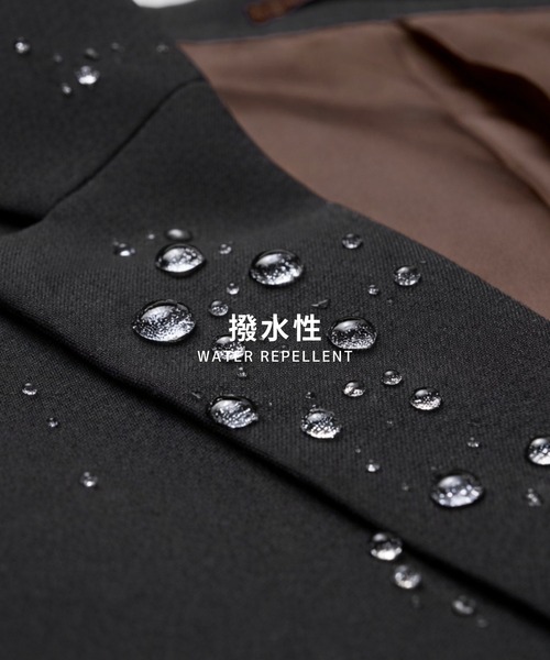 UNITED TOKYO（ユナイテッドトウキョウ）の「【EC限定/セットアップ販売】撥水マルチファンクションセットアップ ジャケット&パンツ　｜撥水/ウォッシャブル/ストレッチ/防シワ/速乾/軽量/オールシーズン/春服/オケージョン/オフィスカジュアル/通勤/ビジネス（テーラードジャケット・メンズ・ダークグレー/ブラック/ダークネイビー・2/1/3）」の15枚目の写真