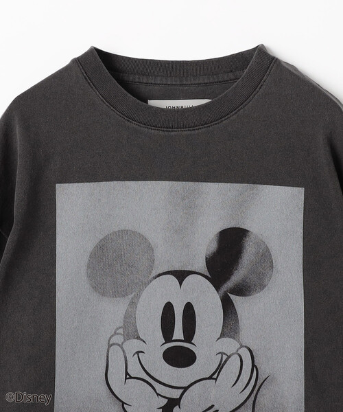 Johnbull(ジョンブル)の「JOHNBULL/ジョンブル MICKEY MOUSE フロント プリント 半袖 Tシャツ / JT261C41 / ミッキーマウス(Tシャツ/カットソー・レディース・チャコールグレー/ホワイト・SMALL)」の7枚目の写真