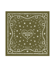 UNALLOYED（アナロイド）の「ウェスタンハートバンダナ / カーキ（バンダナ/スカーフ）」