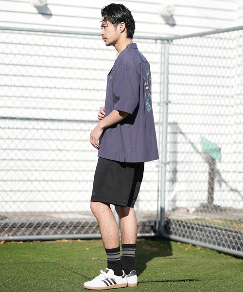 NEW ERA(ニューエラ)の「NEW ERA/ニューエラ 半袖 シャツ オープンカラー 刺繍 ロサンゼルス・ドジャース ニューヨーク・ヤンキース 14856641/14856642(シャツ/ブラウス・メンズ・ホワイト/ネイビー・XXL/XL/L/M)」の15枚目の写真