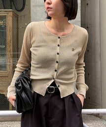 CAPRICIEUX LE'MAGE | シアーリブカーディガン(カーディガン/ボレロ)