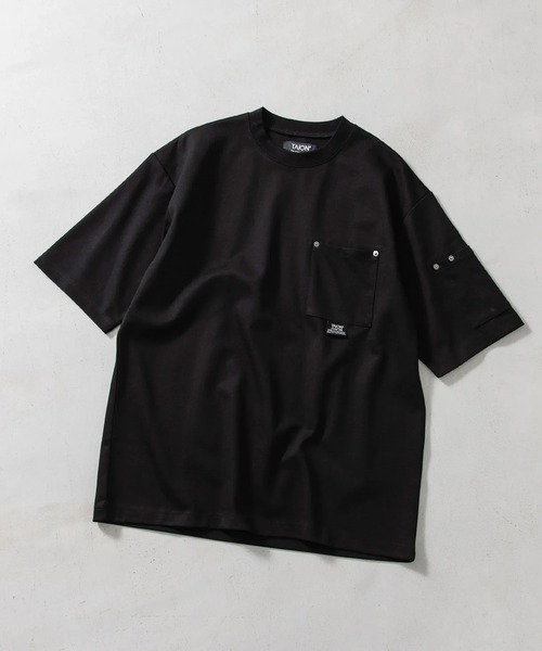 TAION(タイオン)の「【TAION(タイオン)】〈ユニセックス〉ノンダウン ワーク リベットポケット Tシャツ(Tシャツ/カットソー・メンズ・ブラック/ホワイト・S/M/L/XL/2XL/3XL)」の9枚目の写真