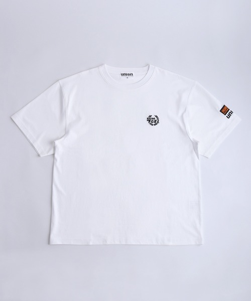76(セブンティシックス)の「76 ワンポイント刺繍 半袖Tシャツ バック無地 シンプルロゴTEE ルーズサイズ(Tシャツ/カットソー・メンズ・ホワイト/ブラック・M/L/LL)」の3枚目の写真