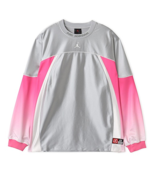 JORDAN BRAND(ジョーダンブランド)の「JORDAN BRAND M J FLT CLB JERSEY / ジョーダン ブランド ジョーダン FLT CLB ジャージー ショートスリーブ トップ / NIKE【SP】(ジャージ・メンズ・ブラック/グレー・M/L/XL)」の2枚目の写真