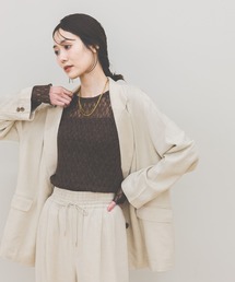 GLOBAL WORK | フレンチリネンジャケット/612370(テーラードジャケット)