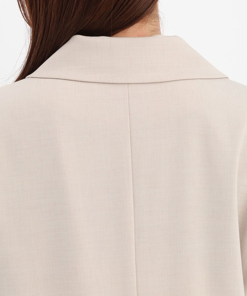 Andemiu（アンデミュウ）の「アサチョウジャケット656239（テーラードジャケット・レディース・ベージュ/グレー・FREE）」の17枚目の写真
