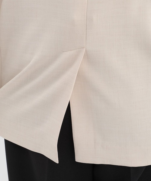 Andemiu（アンデミュウ）の「アサチョウジャケット656239（テーラードジャケット・レディース・ベージュ/グレー・FREE）」の18枚目の写真