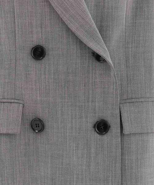 Andemiu（アンデミュウ）の「アサチョウジャケット656239（テーラードジャケット・レディース・ベージュ/グレー・FREE）」の20枚目の写真