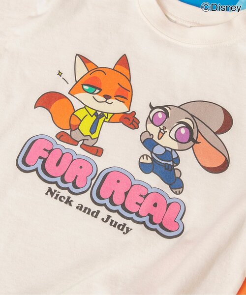 Disney(ディズニー)の「【リンク】【ディズニー】ズートピア/バラエティTシャツ(Tシャツ/カットソー・キッズ・オレンジ/オフホワイト/グレー/ブルー・140/130/120/110/100/90/80)」の9枚目の写真