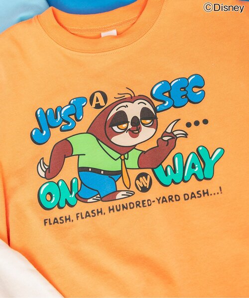 Disney(ディズニー)の「【リンク】【ディズニー】ズートピア/バラエティTシャツ(Tシャツ/カットソー・キッズ・オレンジ/オフホワイト/グレー/ブルー・140/130/120/110/100/90/80)」の11枚目の写真