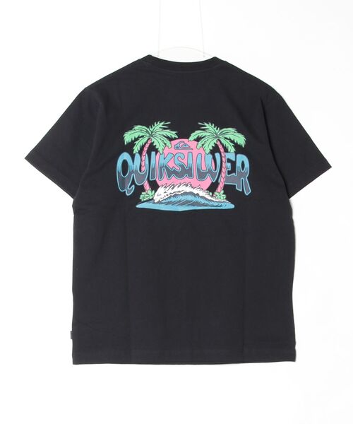 Quiksilver(クイックシルバー)の「クイックシルバー QUIKSILVER PALM HORIZON ST(Tシャツ/カットソー・メンズ・ホワイト/ブルー/ブラック・M/L/LL/3L/S)」の4枚目の写真