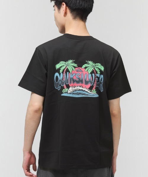 Quiksilver(クイックシルバー)の「クイックシルバー QUIKSILVER PALM HORIZON ST(Tシャツ/カットソー・メンズ・ホワイト/ブルー/ブラック・M/L/LL/3L/S)」の3枚目の写真