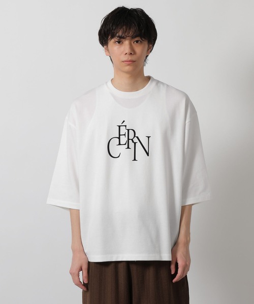 LAKOLE(ラコレ)の「フロッキーロゴクロップドT / /665057(Tシャツ/カットソー・メンズ・ブラック/パープル/ホワイト・LARGE/MEDIUM)」の9枚目の写真
