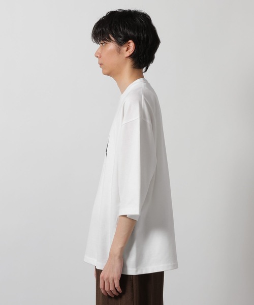 LAKOLE(ラコレ)の「フロッキーロゴクロップドT / /665057(Tシャツ/カットソー・メンズ・ブラック/パープル/ホワイト・LARGE/MEDIUM)」の10枚目の写真