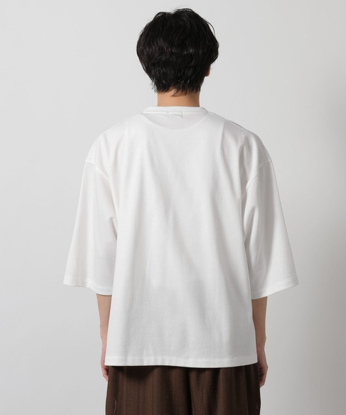 LAKOLE(ラコレ)の「フロッキーロゴクロップドT / /665057(Tシャツ/カットソー・メンズ・ブラック/パープル/ホワイト・LARGE/MEDIUM)」の11枚目の写真