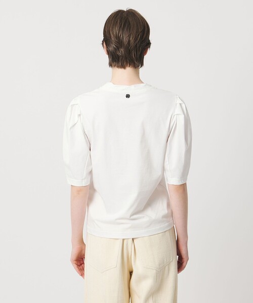 Pheeta(フィータ)の「<Pheeta>Emmy カーブリーブ カットソー / 015C-CU7(Tシャツ/カットソー・レディース・ブラック/ライトブルー/ホワイト・FREE)」の11枚目の写真