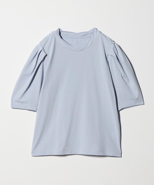 Pheeta(フィータ)の「<Pheeta>Emmy カーブリーブ カットソー / 015C-CU7(Tシャツ/カットソー・レディース・ブラック/ライトブルー/ホワイト・FREE)」の12枚目の写真
