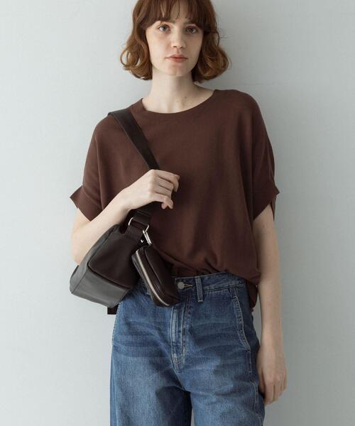 URBAN RESEARCH Sonny Label（アーバンリサーチサニーレーベル）の「スクエアボディバッグ（ショルダーバッグ・レディース・ブラック/ブラウン・ONE）」の3枚目の写真