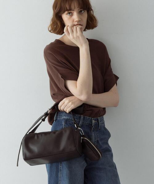 URBAN RESEARCH Sonny Label（アーバンリサーチサニーレーベル）の「スクエアボディバッグ（ショルダーバッグ・レディース・ブラック/ブラウン・ONE）」の5枚目の写真